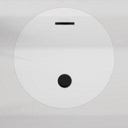 Deante korek klik-klak do wanny z przelewem czarny mat KYYN10B