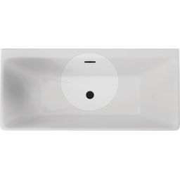 Deante korek klik-klak do wanny z przelewem czarny mat KYYN10B