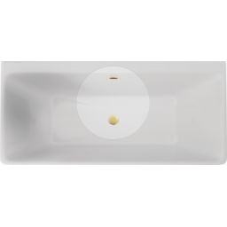 Deante korek do wanny klik-klak z przelewem złoty KYYZ10B