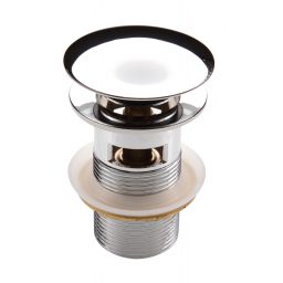 Deante Click-Clack korek do umywalki click-clack z przelewem chrom połysk NHC010B