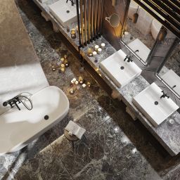 Deante Click-Clack korek do umywalki click-clack z przelewem czarny mat NHCB10B