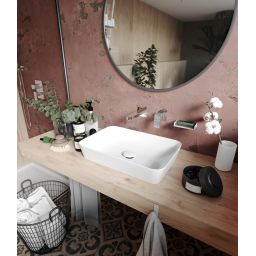 Deante Click-Clack korek do umywalki biały/chrom NHCC10U