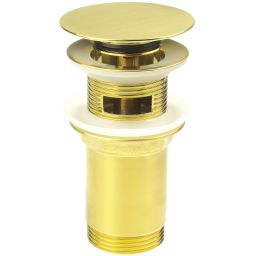 Deante Click-Clack korek do umywalki click-clack złoto szczotkowane NHCR10U