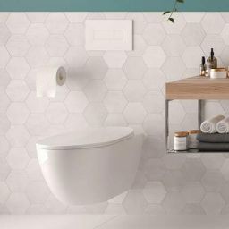 Deante Peonia zestaw stelaż z miską, deską i przyciskiem CDEA6ZPW