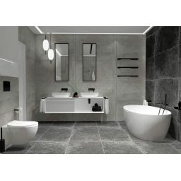 Deante Peonia zestaw stelaż z miską, deską i przyciskiem CDEN6ZPW