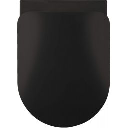 Deante Peonia deska sedesowa wolnoopadająca Slim czarny mat CDENSOZ