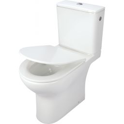 Deante Jaśmin kompakt WC + deska sedesowa spłukiwanie wirowe biały CDJD6RPS