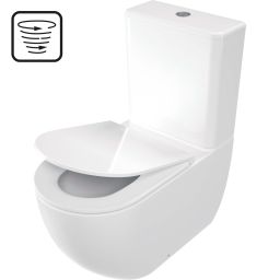 Deante Jasmin kompakt WC z deską wolnoopadającą ze spłukiwaniem wirowym biały CDJD6RRS