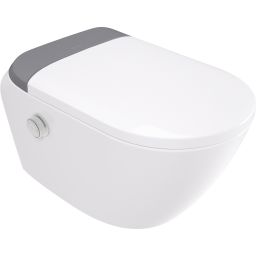 Deante Silia toaleta myjąca z pokrętłem sterującym wisząca bez kołnierza biała CSSD6ZPW