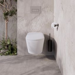 Deante Silia toaleta myjąca z pokrętłem sterującym wisząca bez kołnierza biała CSSD6ZPW