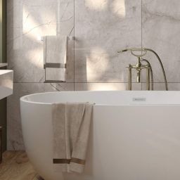 Deante Alpinia wanna wolnostojąca 170x80 cm owalna biała KDU_017W