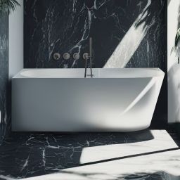 Deante Silia wanna przyścienna 160x75 cm owalna biała KDS_016L