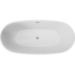 Deante Alpinia wanna wolnostojąca 170x80 cm owalna biała KDU_017W