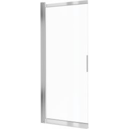 Deante Prizma parawan nawannowy 98,1 cm 2-częściowy chrom połysk/szkło przezroczyste KTJ_073R