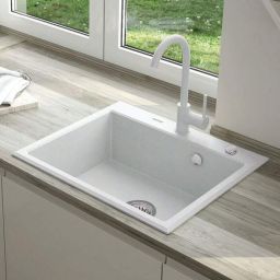 Deante Andante zlewozmywak granitowy 60x52 cm biały ZQN_A103