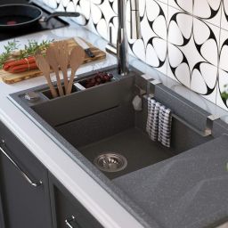 Deante Magnetic zestaw akcesoriów stal szczotkowana ZZMK011O