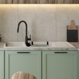 Deante Magnetic zlewozmywak granitowy 116x50 cm biały ZRM_A213