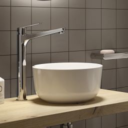 Deante Jasmin umywalka 28x28 cm okrągła nablatowa biała CDJ6U2S