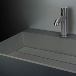 Deante Correo umywalka 60x40 cm prostokątna nablatowa antracyt CQR_TU6M