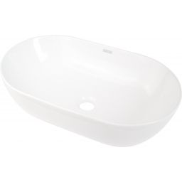 Deante Peonia umywalka 50x30 cm nablatowa owalna biała CDE6U5S