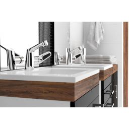 Deante Floks umywalka 60x45 cm wpuszczana prostokątna biała CDI6U6M