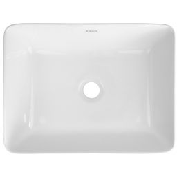 Deante Jasmin umywalka 40x30 cm nablatowa prostokątna biała CDJ6U4S