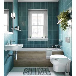 Deante Jasmin umywalka 45x36 cm półokrągła biała CDJ6U4W