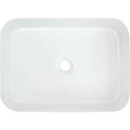 Deante Hiacynt umywalka 50x36 cm nablatowa prostokątna biała CDY6U5S