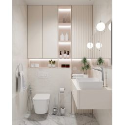 Deante Hiacynt umywalka 50x36 cm nablatowa prostokątna biała CDY6U5S