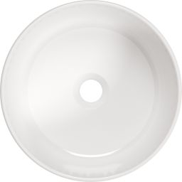 Deante Arnika umywalka 37,5x37,5 cm okrągła nablatowa biała CGN_6U32
