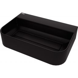 Deante Arnika umywalka 60,5x40,5 cm nablatowa czarna CQA_NU6S