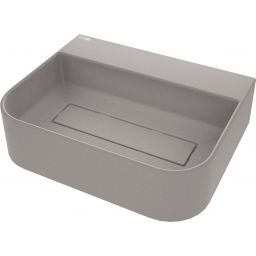 Deante Arnika umywalka 50,5x40,5 cm nablatowa szary metalik CQA_SU5S