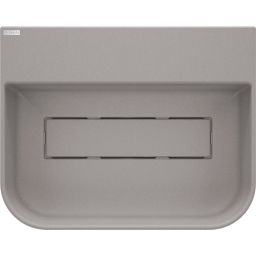 Deante Arnika umywalka 50,5x40,5 cm nablatowa szary metalik CQA_SU5S