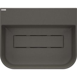 Deante Arnika umywalka 50,5x40,5 cm nablatowa antracyt CQA_TU5S