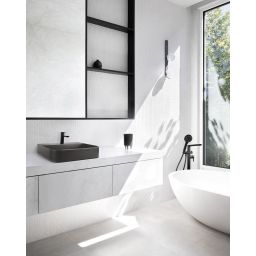 Deante Arnika umywalka 50,5x40,5 cm nablatowa antracyt CQA_TU5S