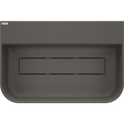 Deante Arnika umywalka 60,5x40,5 cm nablatowa antracyt CQA_TU6S