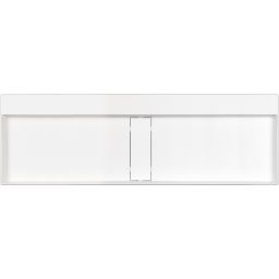 Deante Blur umywalka 120x40 cm prostokątna nablatowa biała CQB_AU2S