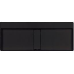 Deante Blur umywalka 100x40 cm prostokątna nablatowa czarna CQB_NU1S