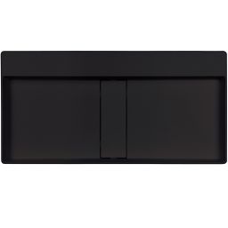 Deante Blur umywalka 80x40 cm prostokątna nablatowa czarna CQB_NU8S