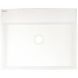 Deante Correo umywalka 50x40 cm prostokątna nablatowa biała CQR_AU5S