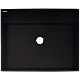 Deante Correo umywalka 50x40 cm prostokątna nablatowa czarna CQR_NU5S