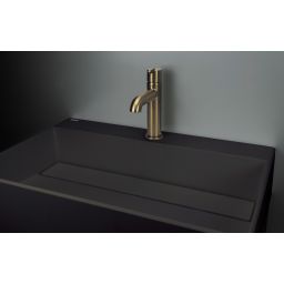 Deante Correo umywalka 60x40 cm prostokątna nablatowa czarna CQR_NU6M