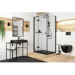 Deante Correo umywalka 60x40 cm prostokątna nablatowa czarna CQR_NU6S