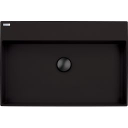Deante Correo umywalka 60x40 cm prostokątna nablatowa czarna CQR_NU6S