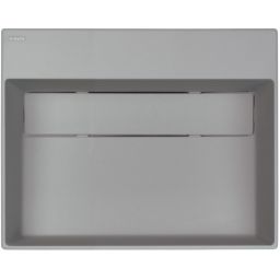 Deante Correo umywalka 50x40 cm prostokątna nablatowa szary metalik CQR_SU5M