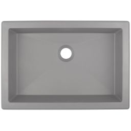 Deante Correo umywalka 50x35 cm prostokątna wpuszczana-podblatowa szary/kamień CQRSU5U