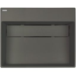 Deante Correo umywalka 50x40 cm prostokątna nablatowa antracyt CQR_TU5M