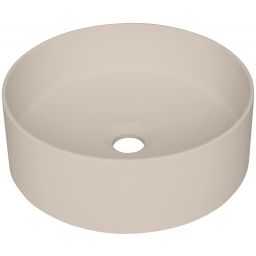 Deante Silia umywalka 36x36 cm okrągła nablatowa beżowa CQS_5U4S