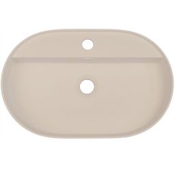 Deante Silia umywalka 55x35 cm owalna nablatowa beż CQS_5U6B