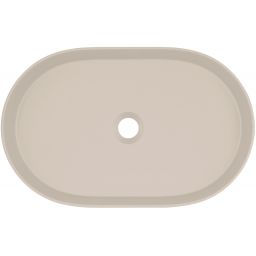 Deante Silia umywalka 55x35 cm owalna nablatowa beżowa CQS_5U6S